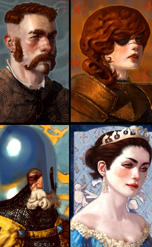 RPG Portraits, Humans - Good guys (2017)