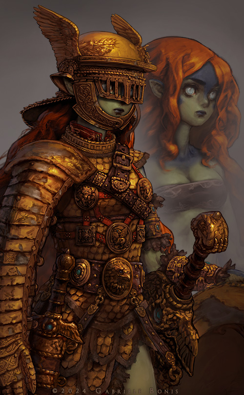 Southern Paladin (model sheet) (2024)