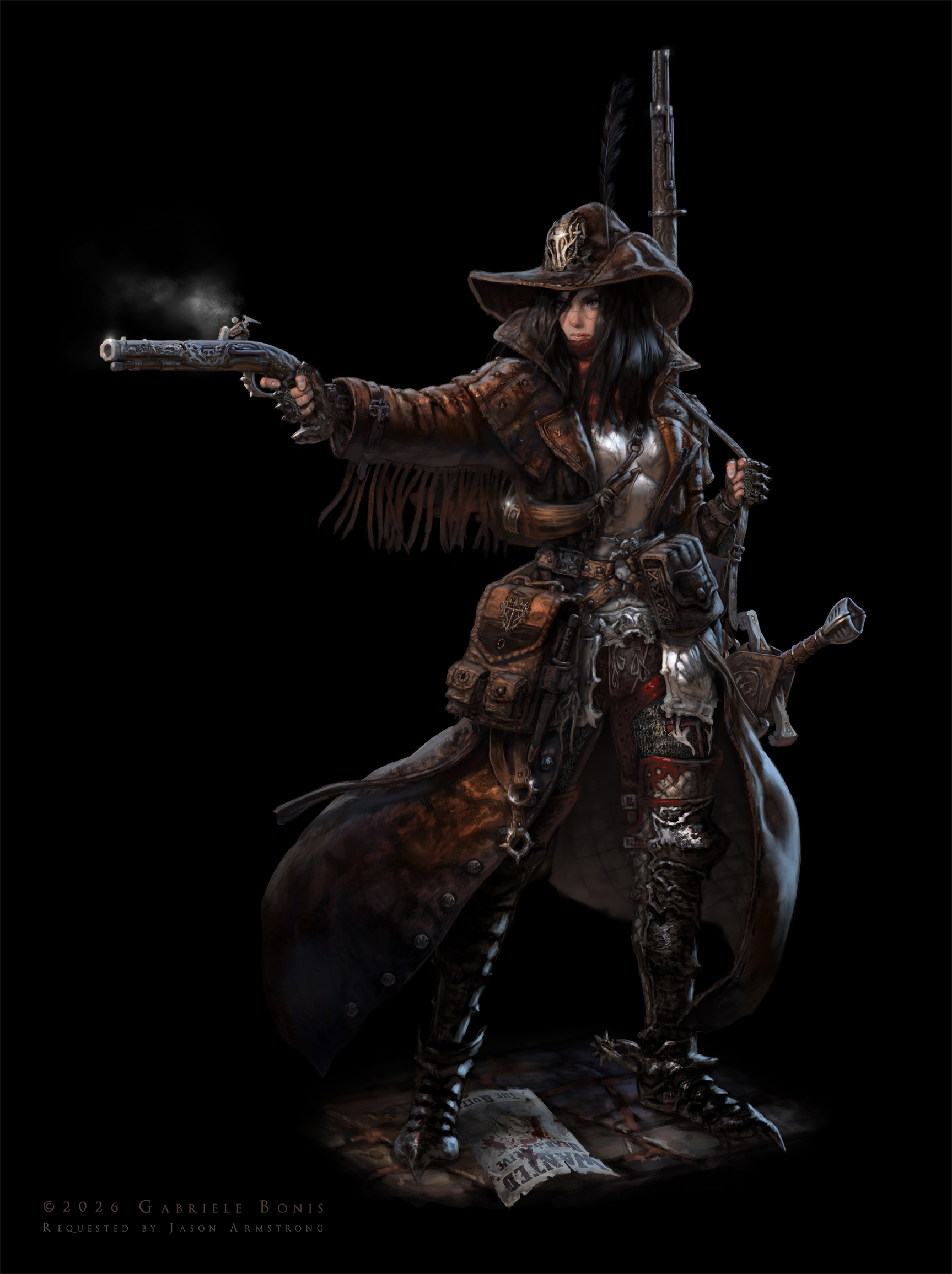 Older Alicia, v. 2 (commission) (2026) Character design. Commission for Jason Armstrong.