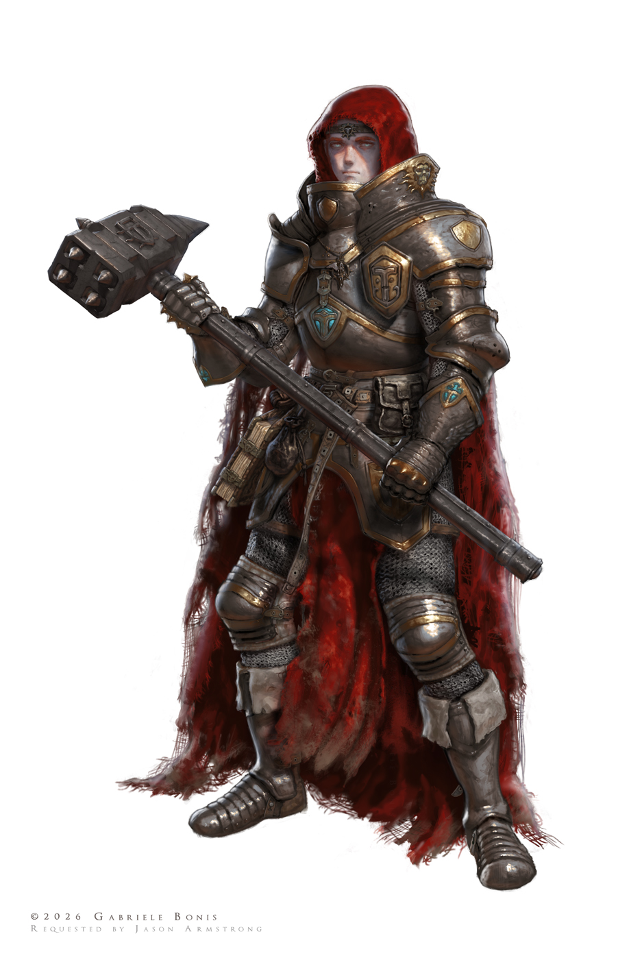 Younger Alexander, V1 (commission) (2026) Character design. Commission for Jason Armstrong.