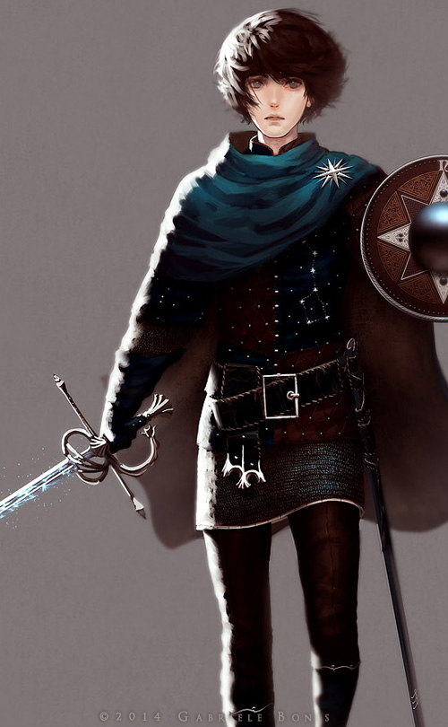 Wanderer (2014) Practice in character design [Photoshop, Clip Studio Paint]