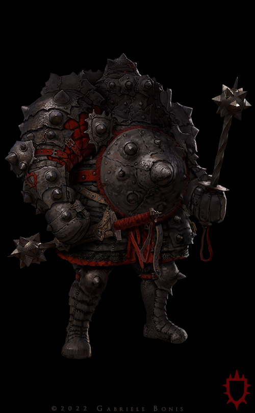 Guardians' Army - Spiked Wall, two maces (2022)