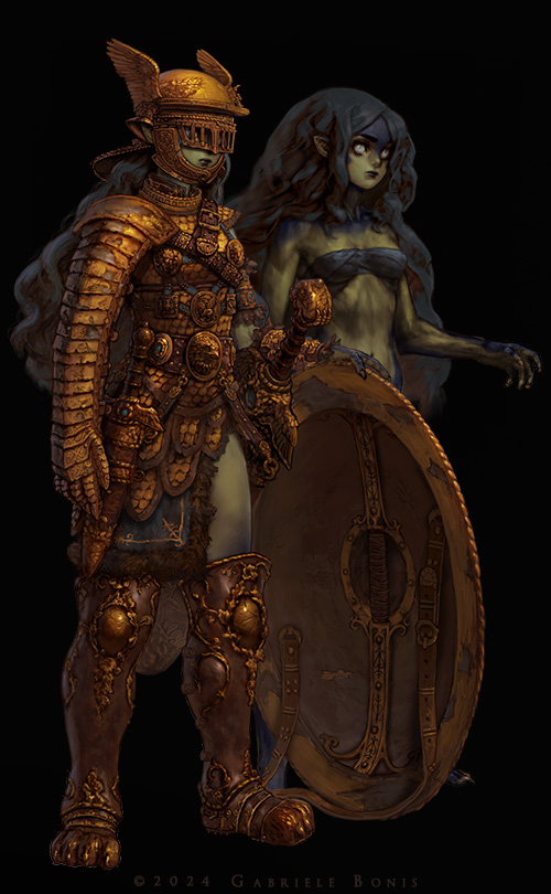 Southern Paladin (model sheet) (2024)