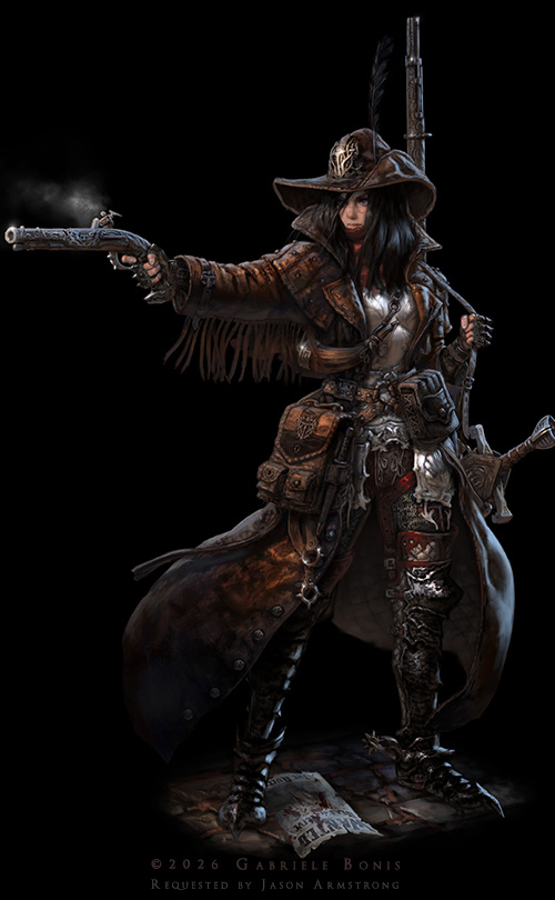 Older Alicia, v. 2 (commission) (2026) Character design. Commission for Jason Armstrong.